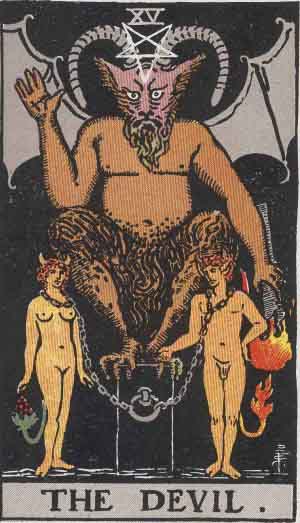 RWS Tarot Card The Devil