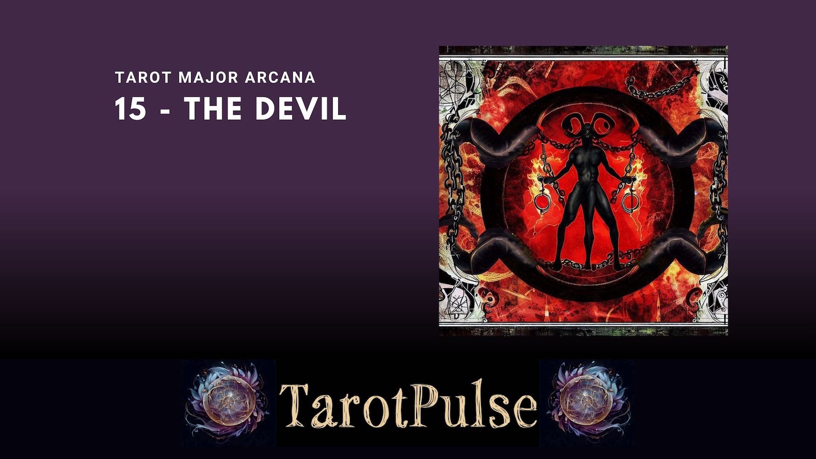 Tarot Major Arcana 15 - The Devil
