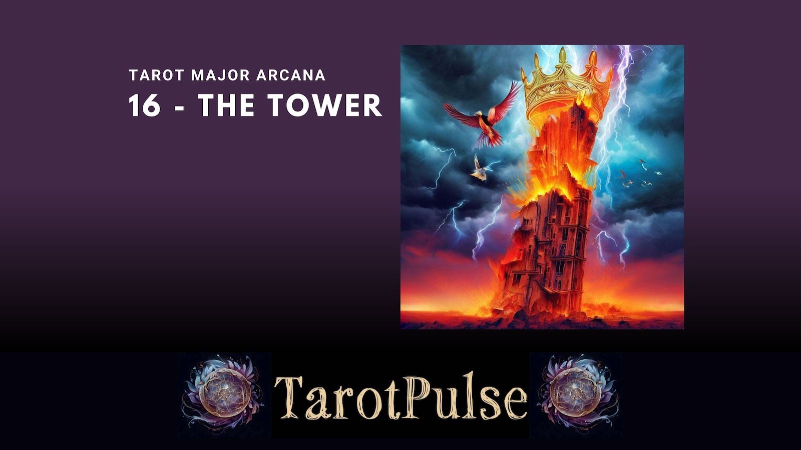 Tarot Major Arcana 16 - The Tower