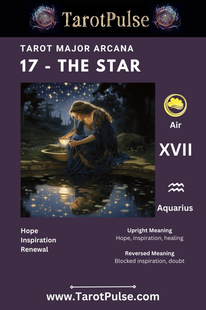 Tarot Major Arcana 17 - Tarot "The Star"