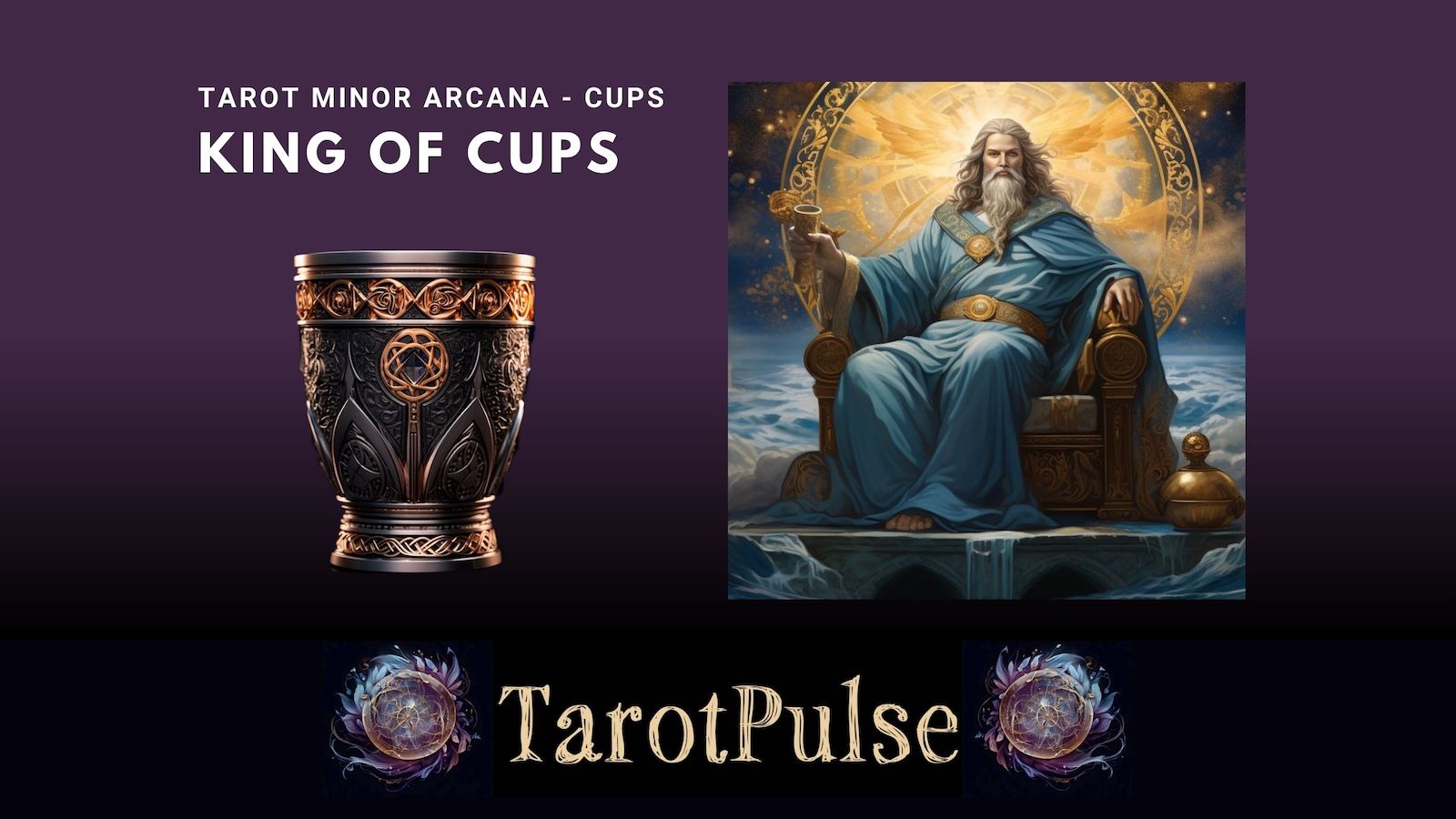 Tarot Minor Arcana - Cups - King of Cups