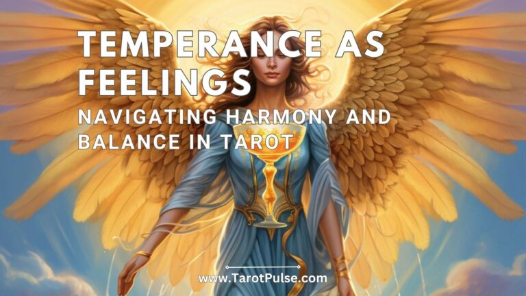 Temperance as Feelings: Navigating Harmony and Balance in Tarot