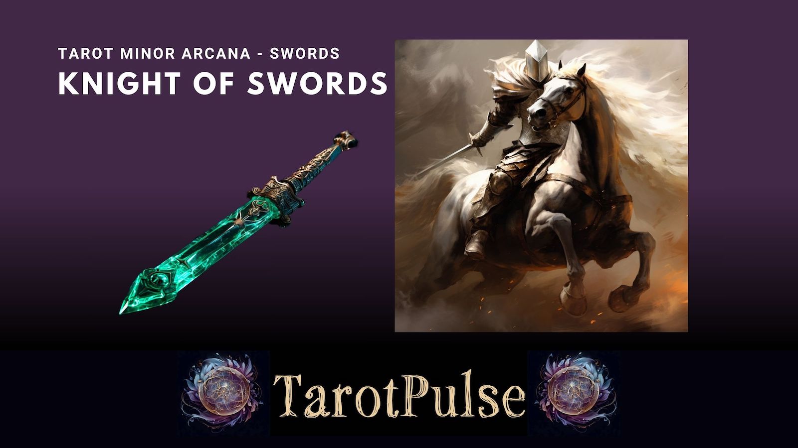 Tarot Minor Arcana - Swords - Knight of Swords