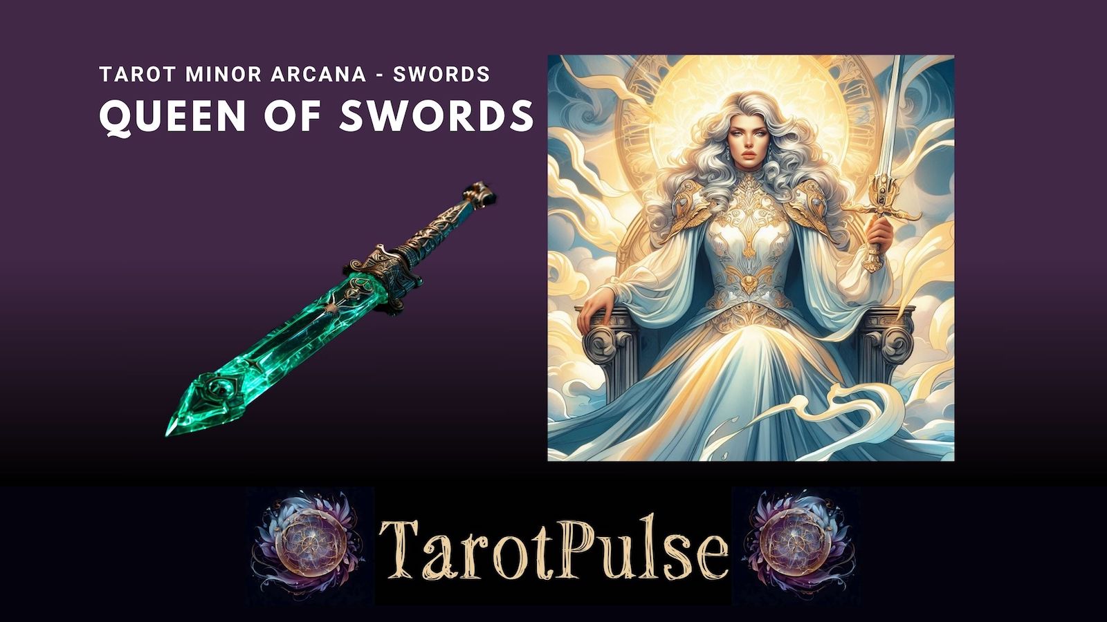 Tarot Minor Arcana - Swords - Queen of Swords