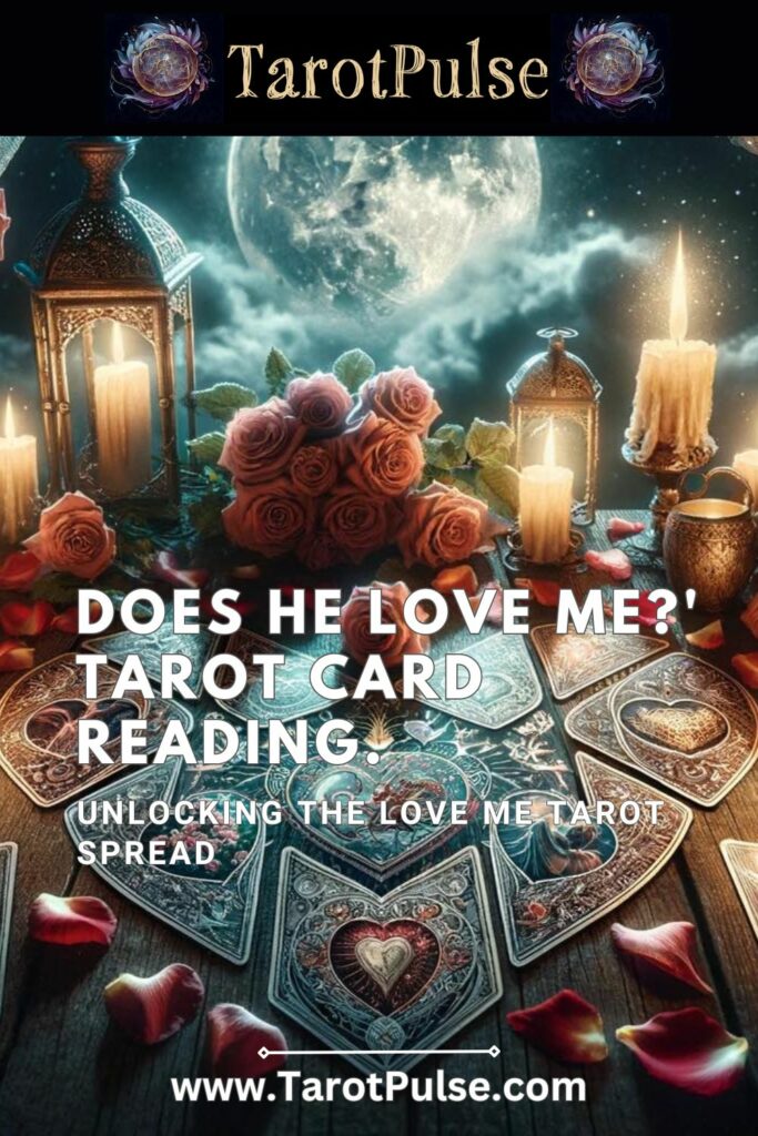 Does He Love Me Tarot Card Reading. Unlocking the Love Me Tarot Spread