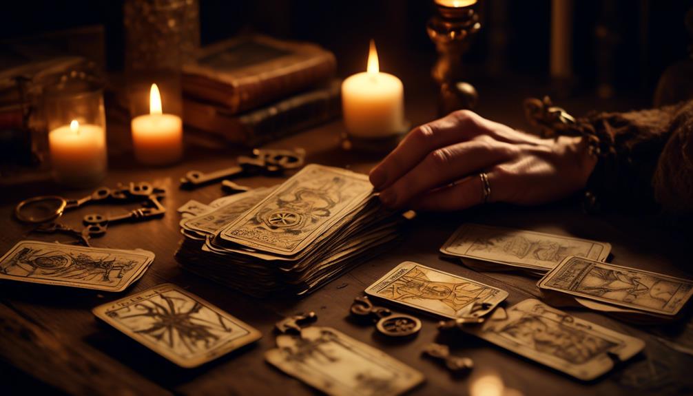revealing the past with tarot cards